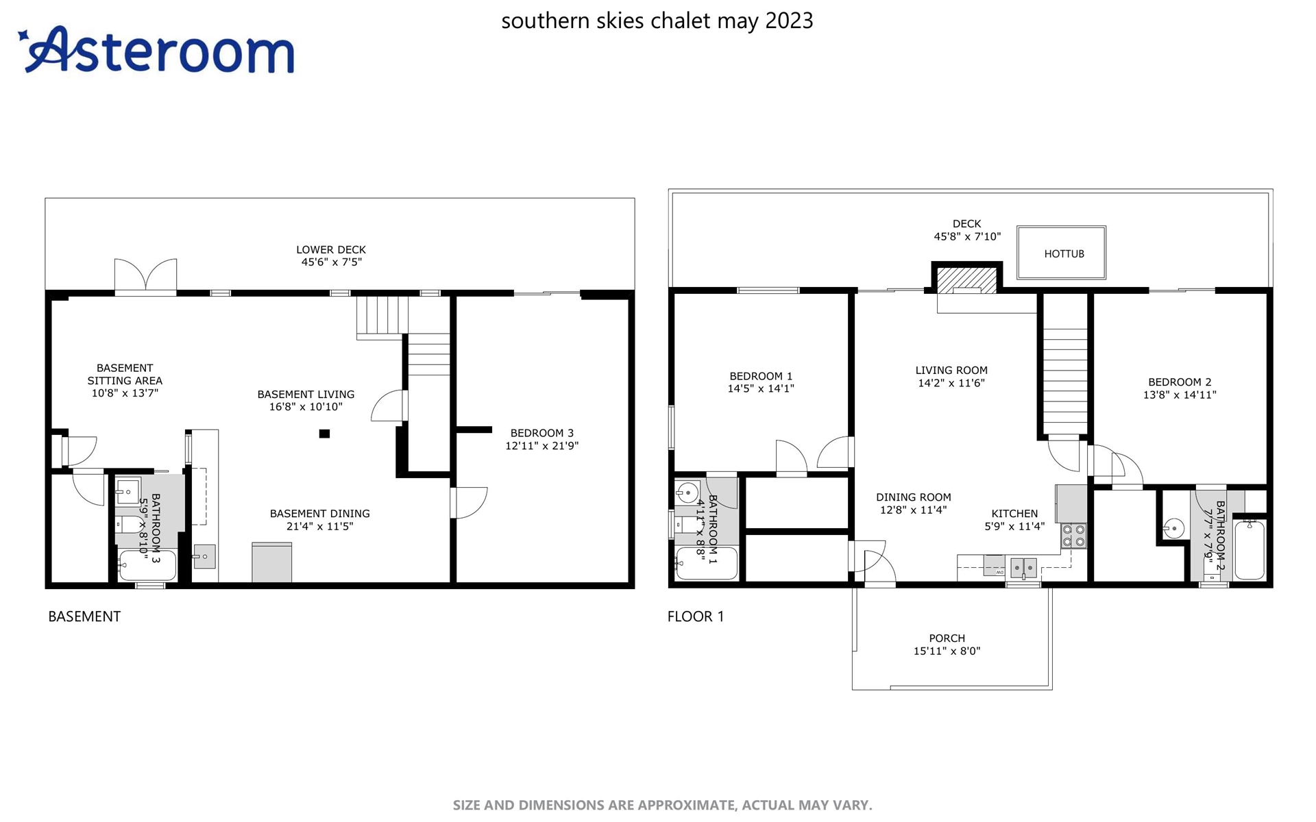 Floor Plan for NEW NEW NEW Southern Skies Chalet - Cozy rustic retreat with hot tub, mountain views & fire pit area